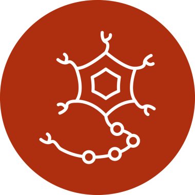 Molekül simgesi vektör illüstrasyonu