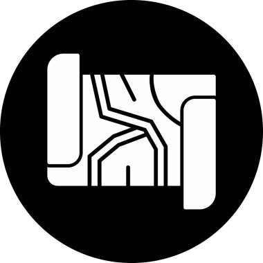 devre kartı simgesi, vektör