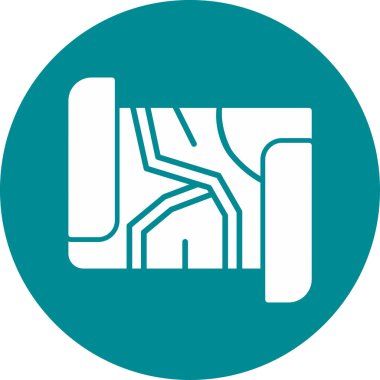 Bir b simgesinin vektör illüstrasyonu