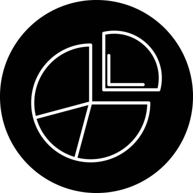 Pasta çizelgesi. Web simgesi