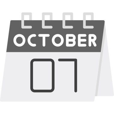 Ekim ayı tarihli takvim