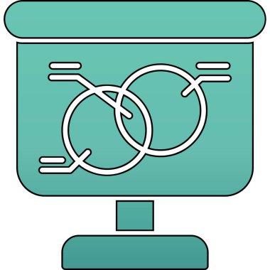 seo modern simgesinin vektör illüstrasyonu