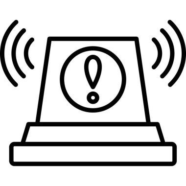 Wi-Fi uyarı simgesi. beyaz arkaplanda izole edilmiş web tasarımı için sinyal uyarı vektör simgesi