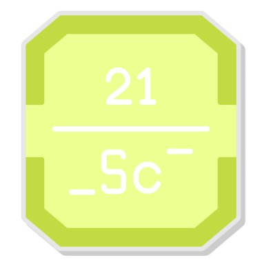 2017 yeşil kare düz tasarım simgesi