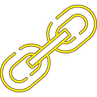 Çizgi film sarı kancanın vektör çizimi