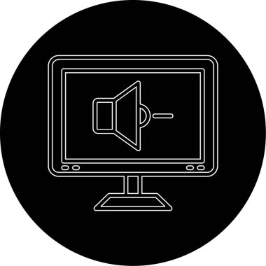 bilgisayar simgesi vektör illüstrasyonu