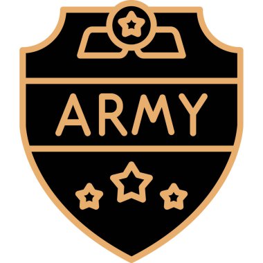 Kalkan kutsal kişilerin resmi. Kalkan vektör simgesi web için basit çizimi