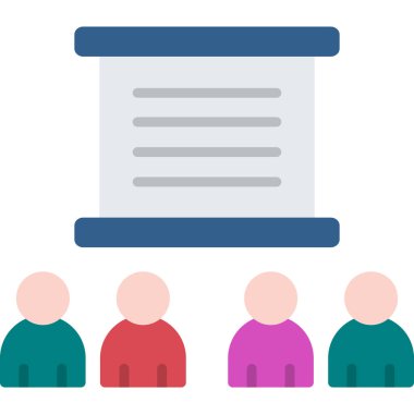 insanlar vektör illüstrasyon simgesi