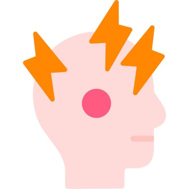 Kafa simgesi. Vektör çizim