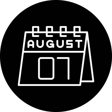 Vektör Takvim Simgesi, vektör illüstrasyonu