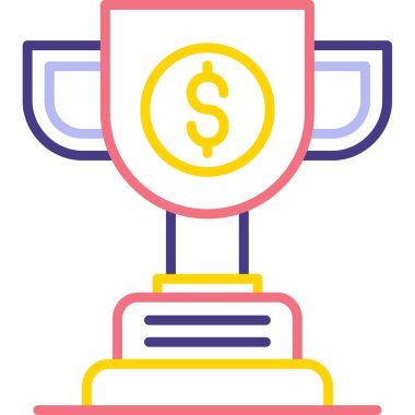 kupa kupa web simgesi, basit vektör illüstrasyonu