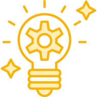 Ampul Simgesi, Vektör illüstrasyonu