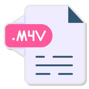 dosya biçimi simgesi, vektör illüstrasyonu