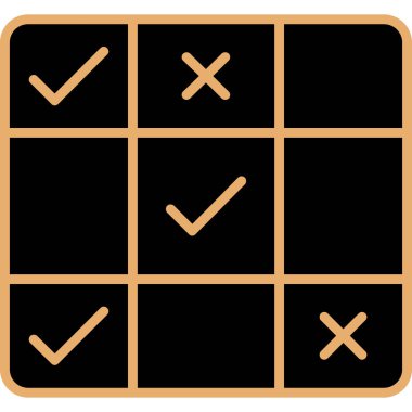 Hesap makinesi sembollü basit siyah simgeler kümesi