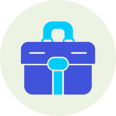 Çanta. Web simgesi basit illüstrasyon