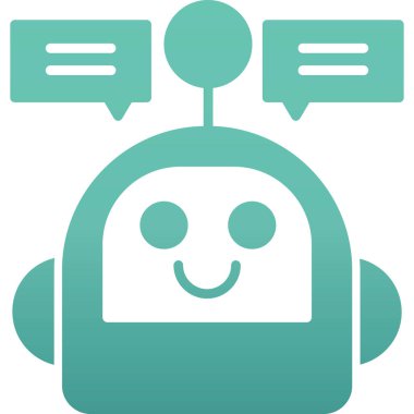 Çizgi film simgesinin vektör çizimi