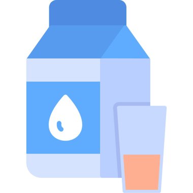 Su. Web simgesi basit illüstrasyon