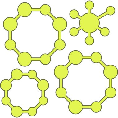 molekül yapısı vektör arka plan