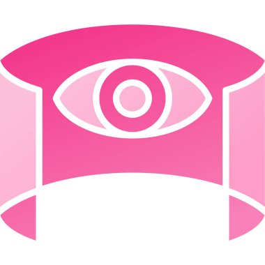 Göz Ağı simgesi, vektör illüstrasyonu