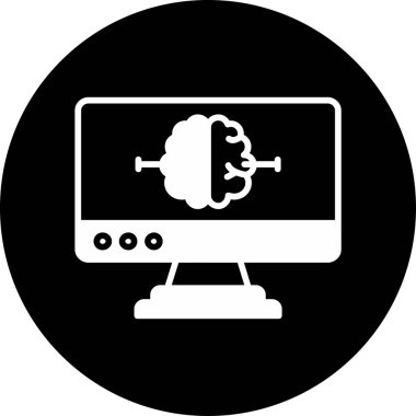 Vektör Beyin simgesi illüstrasyonu