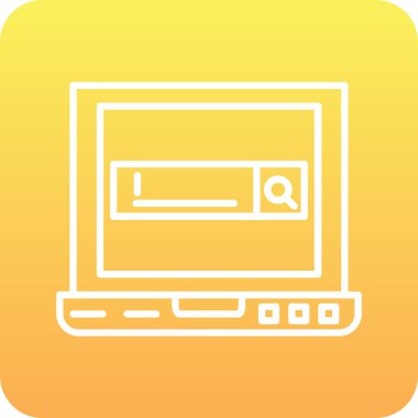 Web simgesi vektör illüstrasyonu