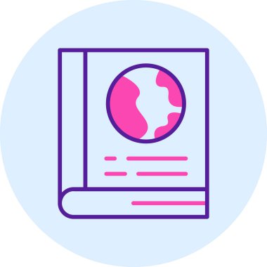 Belge simgesinin vektör illüstrasyonu