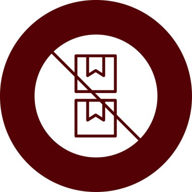 İşaret Web simgesi illüstrasyonu yok