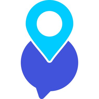 konum pin haritası simgesi - taslak biçimi