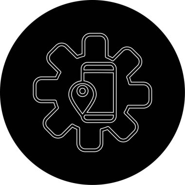 seo modern simgesinin vektör illüstrasyonu