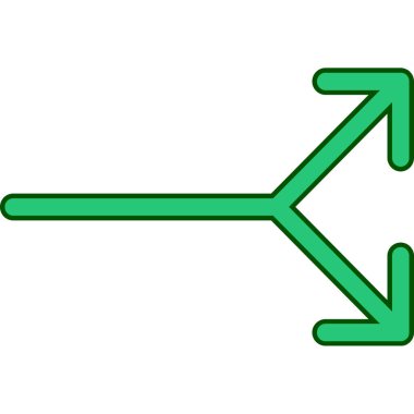 ok simgesi vektör illüstrasyonu