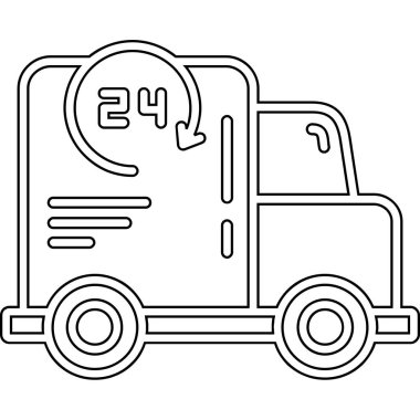 kamyon simgesi çizimi