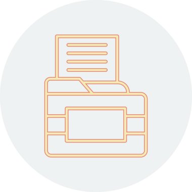 belge simgesi vektör illüstrasyonu