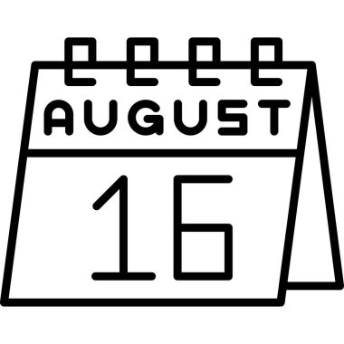 Ağustosun ağustosunun tarihiyle takvim