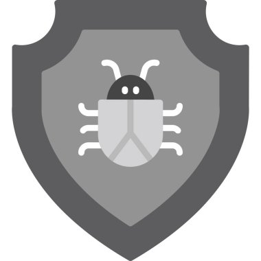 Hata kalkanı koruma simgesi katı biçimde