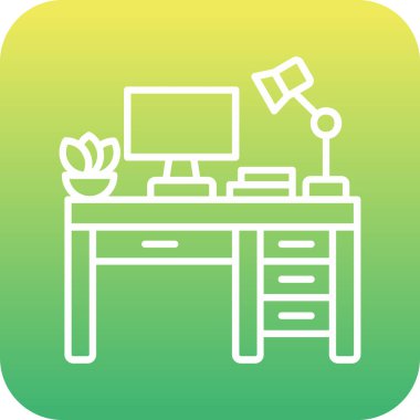 vektör kabine simgesi, basit vektör illüstrasyonu