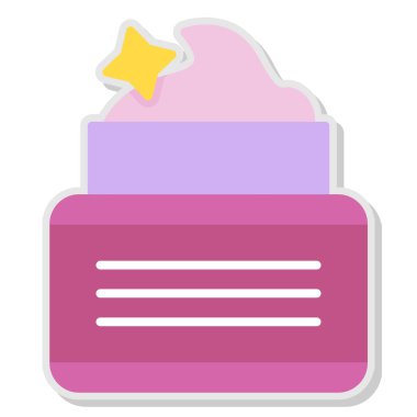 Çizgi film tarzında etiket simgesi izole edildi