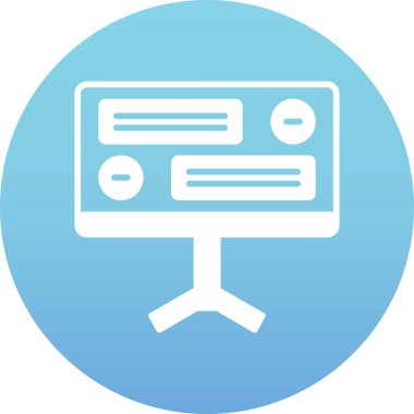 Radyo. Web simgesi basit illüstrasyon