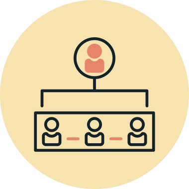 İş simgesinin vektör illüstrasyonu