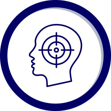 hedef simgesi. vektör simgesi