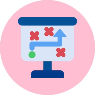 İş. Web simgesi basit illüstrasyon