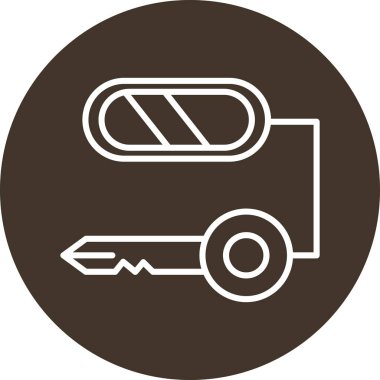 araba aküsü vektör illüstrasyonu