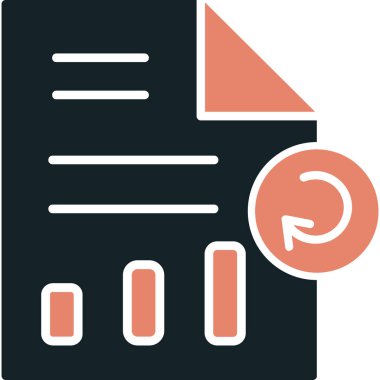 belge simgesi vektör illüstrasyonu