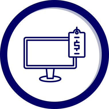 seo modern simgesinin vektör illüstrasyonu