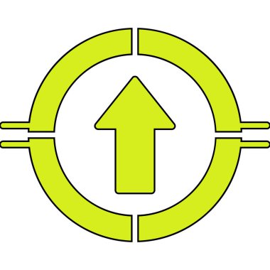 Modern bir simgenin vektör illüstrasyonu