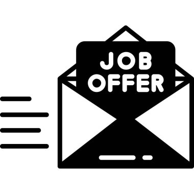 İş Teklif simgesi vektör illüstrasyon tasarımı