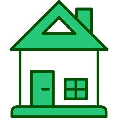 ev simgesi vektör illüstrasyonu