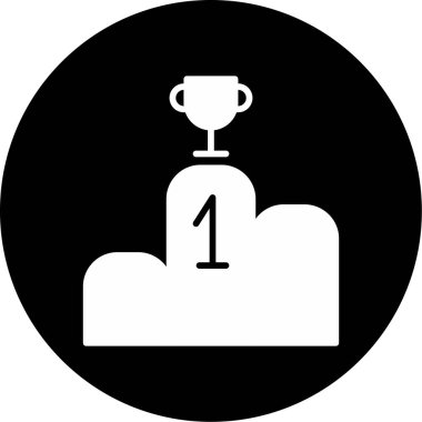 Kupa. Web simgesi basit tasarım