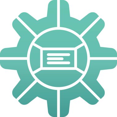 Modern simgenin vektör illüstrasyonu