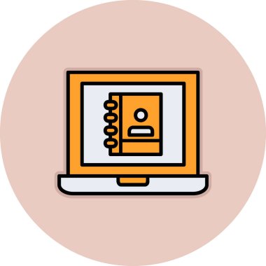 ekran vektör resimli dizüstü bilgisayar