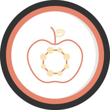 Meyve. Web simgesi basit illüstrasyon